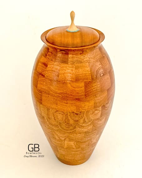 Hand turned wooden bowls